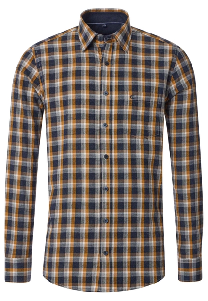 KOSZULA MĘSKA W KRATĘ Z DŁUGIM RĘKAWEM CASAMODA 444309500