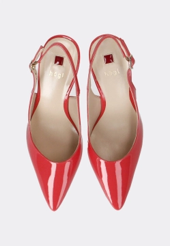 ELEGANCKIE CZÓŁENKA DAMSKIE Z ODKRYTĄ PIĘTĄ HOGL 7-107904