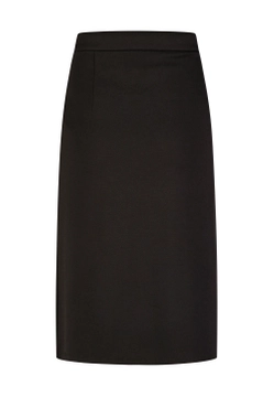 DZIANINOWA SPÓDNICA DAMSKA Z OZODOBNYMI GUZIKAMI BARBARA LEBEK 25850042