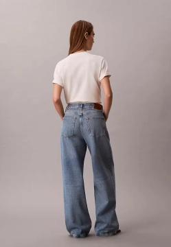 SPODNIE DAMSKIE JENS LOW RISE BAGGY CALVIN KLEIN LV047E753G