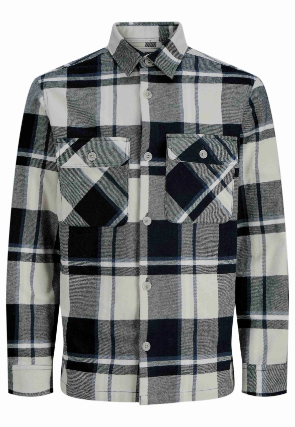 KOSZULA MĘSKA Z DŁUGIM RĘKAWEM W KRATĘ  JACK & JONES 12286804