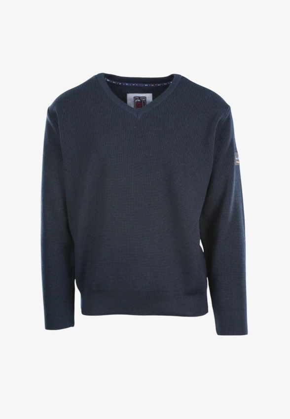 SWETER MĘSKI Z DOMIESZKĄ WEŁNY SAIL EXP 7053