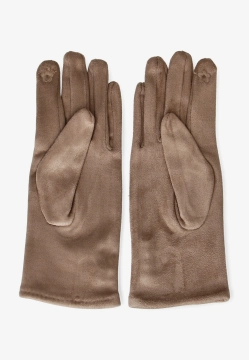 RĘKAWICZKI DAMSKIE Z WISKOZY Z OZDOBNYMI GUZIKAMI YINH1303