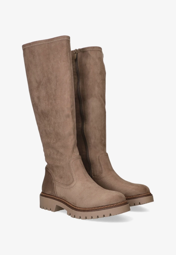 KOZAKI DAMSKIE NA PŁASKIM OBCASIE CLYO TW25W 6223010