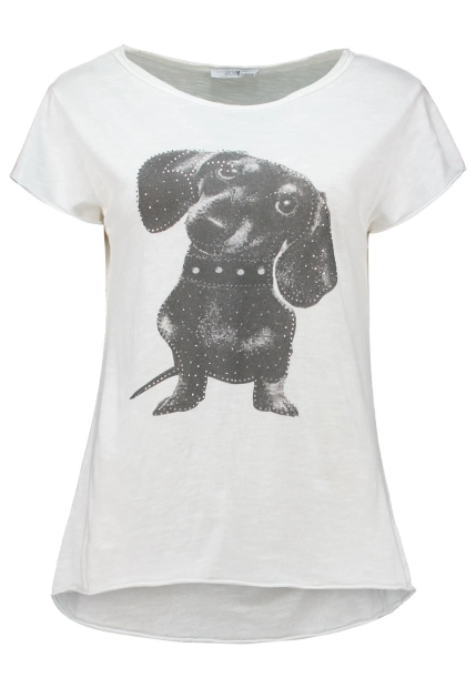 T-SHIRT DAMSKI Z NADRUKIEM HAILYS LF-22826