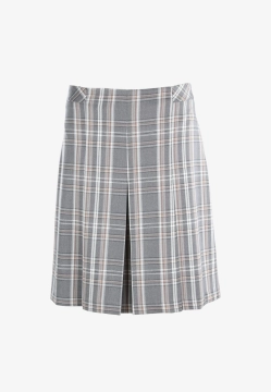 SPÓDNICA DAMSKA W KRATĘ Z DOMIESZKĄ WISKOZY VIVACE P22115-C