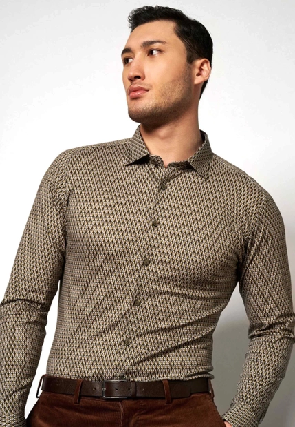 DŻERSEJOWA KOSZULA MĘSKA Z NADRUKIEM DESOTO 67228-3