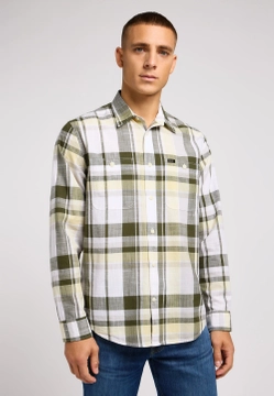 KOSZULA MĘSKA Z DŁUGIM RĘKAWEM W KRATĘ LEE 112349941