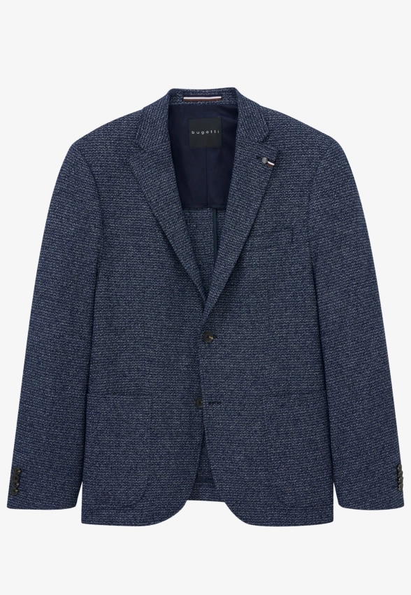 JEDNORZĘDOWA MARYNARKA MĘSKA JERSEY BUGATTI 19250 198133