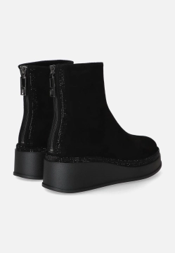 ZAMDSZOWE BOTKI DAMSKIE NA KOTURNIE LORETTA VITALE C9638