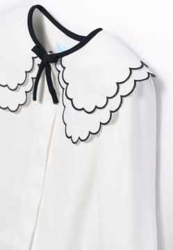 BLUZKA DZIEWCZĘCA Z OZDOBNYM KOŁNIERZEM MAYORAL 5612