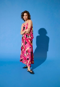 WZORZYSTA PLISOWANA SPÓDNICA DAMSKA ONLY 15222539