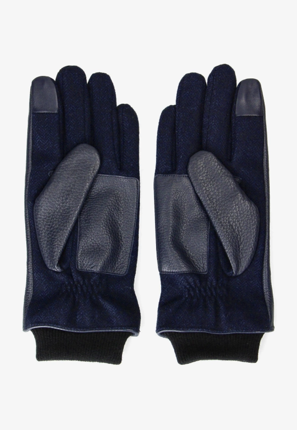 SKÓRZANE RĘKAWICZKI MĘSKIE Z DODATKIEM WEŁNY TOMMY HILFIGER AM0AM13602C
