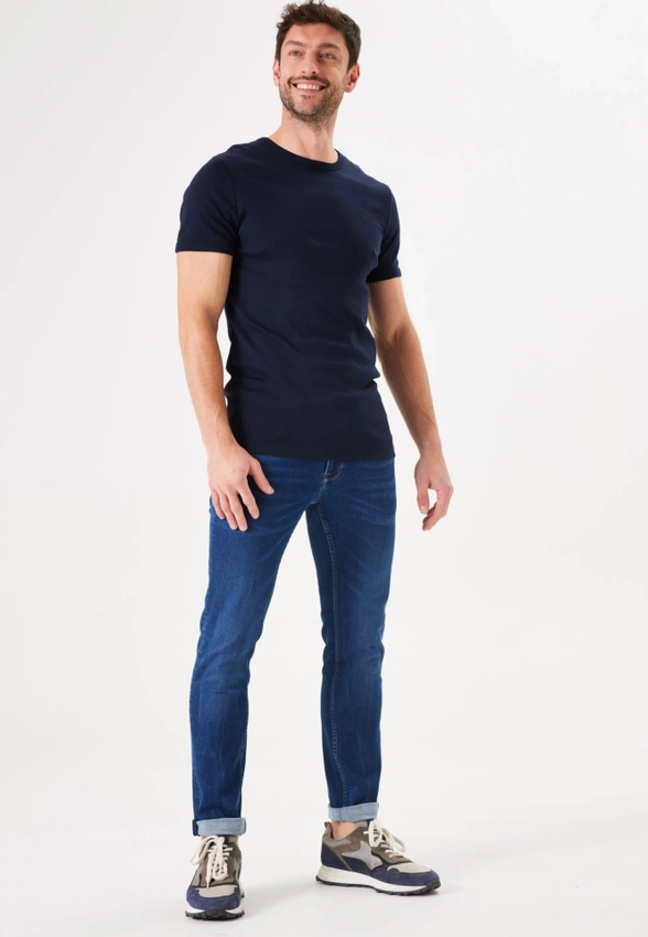 SPODNIE MĘSKIE JEANSOWE SAVIO SLIM FIT GARCIA 630 32