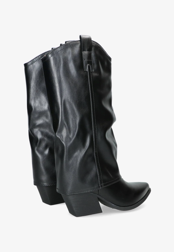 KOZAKI KOWBOJKI DAMSKIE ZE SKÓRY EKOLOGICZNEJ CLYO RQY29