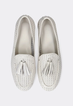 AŻUROWE MOKASYNY DAMSKIE ZE SKÓRY SHOELAB 2002