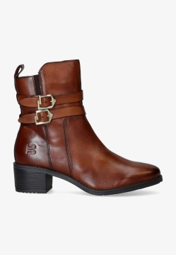 SKÓRZANE BOTKI DAMSKIE BAGATT D11-7683B4100