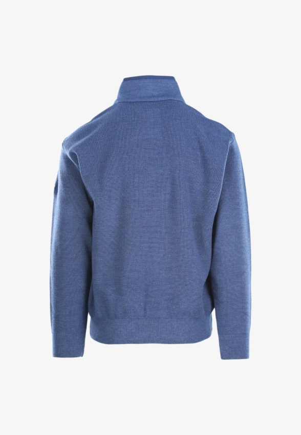 SWETER MĘSKI Z DOMIESZKĄ WEŁNY SAIL EXP 82084