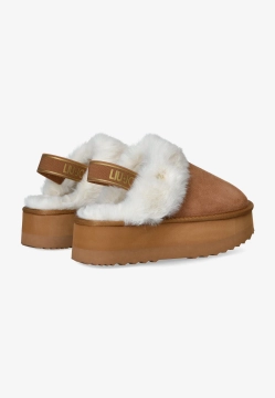 ZAMSZOWE DAMSKIE PANTOFLE NA PLATFORMIE LIU JO SF5107P0306