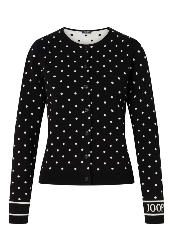 SWETER DAMSKI KARDIGAN ZAPINANY NA GUZIKI W KROPKI JOOP! 30100452