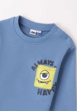 BLUZA CHŁOPIĘCA Z NADRUKIEM I DO 8211