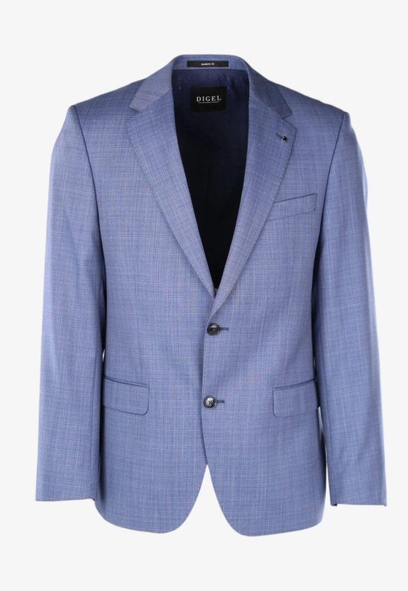 KLASYCZNA JEDNORZĘDOWA MARYNARKA MĘSKA Z WEŁNY DUNCAN-AMF DIGEL DUN-0099671