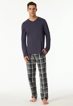 T-SHIRT MĘSKI Z DŁUGIM RĘKAWEM SCHIESSER 182182