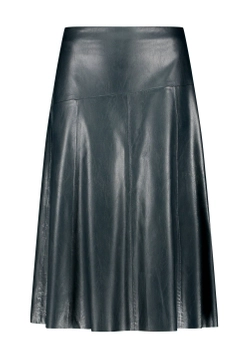 SPÓDNICA DAMSKA ZE SKÓRY EKOLOGICZNEJ GERRY WEBER 210020-31223