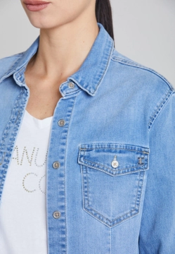 KOSZULA DAMSKA JEANSOWA EMANUELA COSTA EC1005