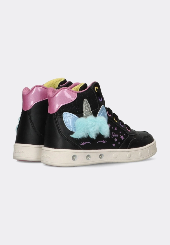 SNEAKERSY DZIEWCZĘCE ZA KOSTKĘ GEOX J368WC 054AS