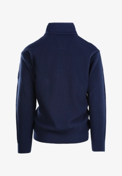 SWETER MĘSKI Z DOMIESZKĄ WEŁNY SAIL EXP 82084