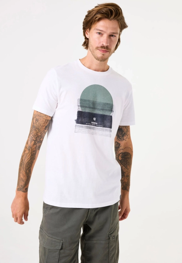 T-SHIRT MĘSKI GARCIA JEANS D51001