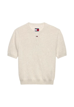 SWETER DAMSKI Z KRÓTKIM RĘKAWEM TOMMY JEANS DW0DW19336