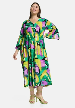 KOLOROWA SUKIENKA DAMSKA MAXI SAMOON 480024-21064
