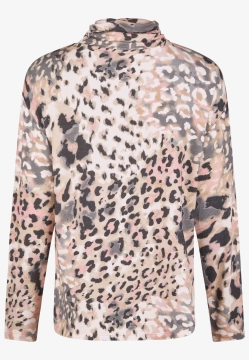 WZORZYSTY GOLF DAMSKI Z WISKOZY BARBARA LEBEK 37180052