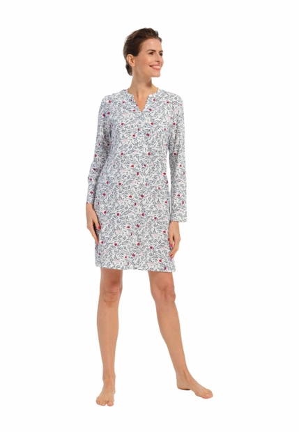 DAMSKA KOSZULA NOCNA Z DŁUGIM RĘKAWEM PASTUNETTE 10232-108-4
