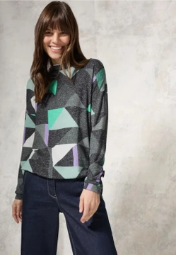 T-SHIRT DAMSKI Z GRAFICZNYM WZOREM CECIL 5 322380