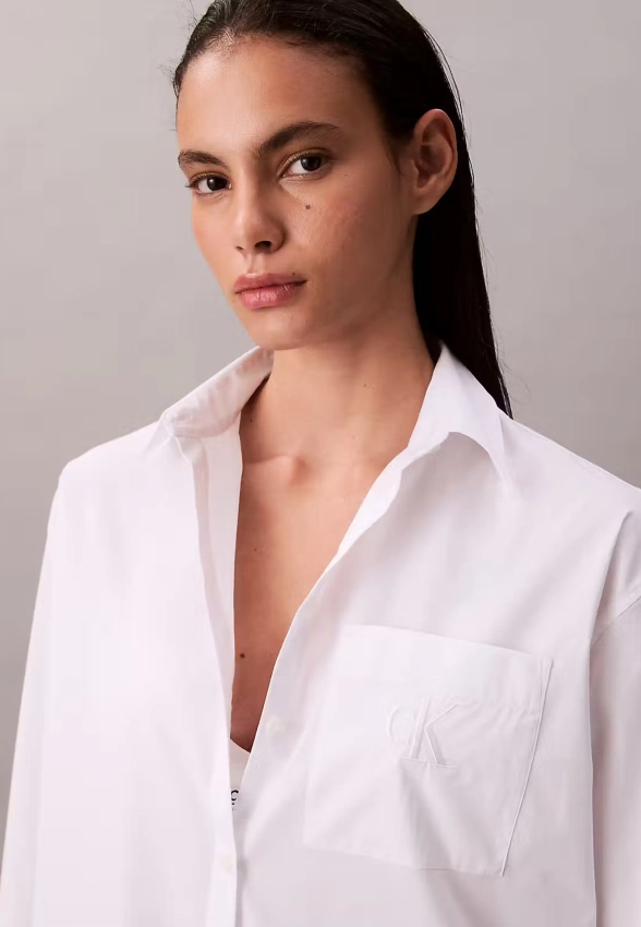 KOSZULA DAMSKA Z DŁUGIM RĘKAWEM CALVIN KLEIN LV047C143G