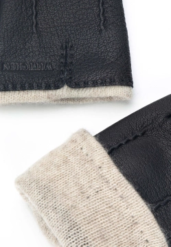 SKÓRZANE DAMSKIE RĘKAWICZKI Z WEŁNIANYM WNĘTRZEM WITTCHEN 39-6-511-1