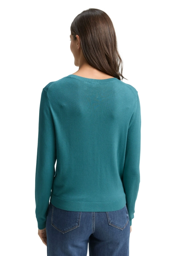 SWETER DAMSKI ZAPINANY NA GUZIKI Z WISKOZY TOM TAILOR 1049127