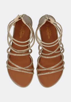 SANDAŁY DAMSKIE Z ZABUDOWANĄ PIĘTĄ HOSIS PRE5432