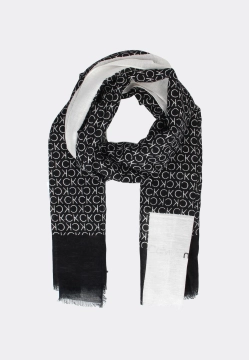 SZAL DAMSKI Z DODATKIEM LNU CALVIN KLEIN K60K612895