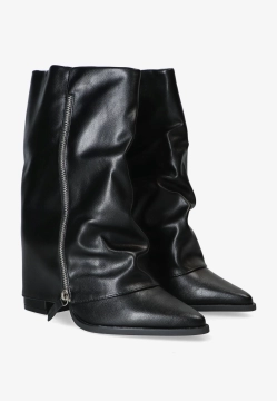 KOZAKI KOWBOJKI DAMSKIE ZE SKÓRY EKOLOGICZNEJ CLYO RQ25 115