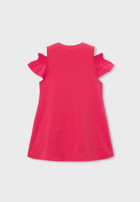 SUKIENKA DZIEWCZĘCA Z WYCIĘCIAMI I TOREBKĄ MAYORAL 3941