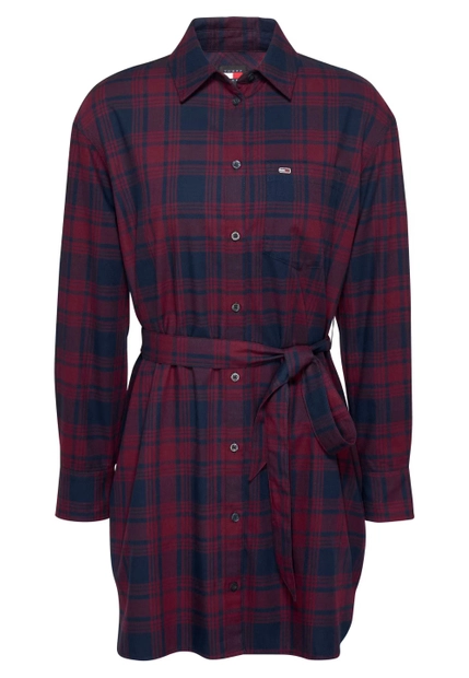 SUKIENKA DAMSKA W KRATĘ TOMMY JEANS DW0DW18728