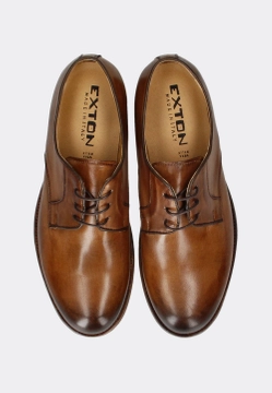 ELEGANCKIE SKÓRZANE PÓŁBUTY MĘSKIE EXTON 9911