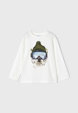 T-SHIRT CHŁOPIĘCY Z APLIKACJĄ MAYORAL 4036