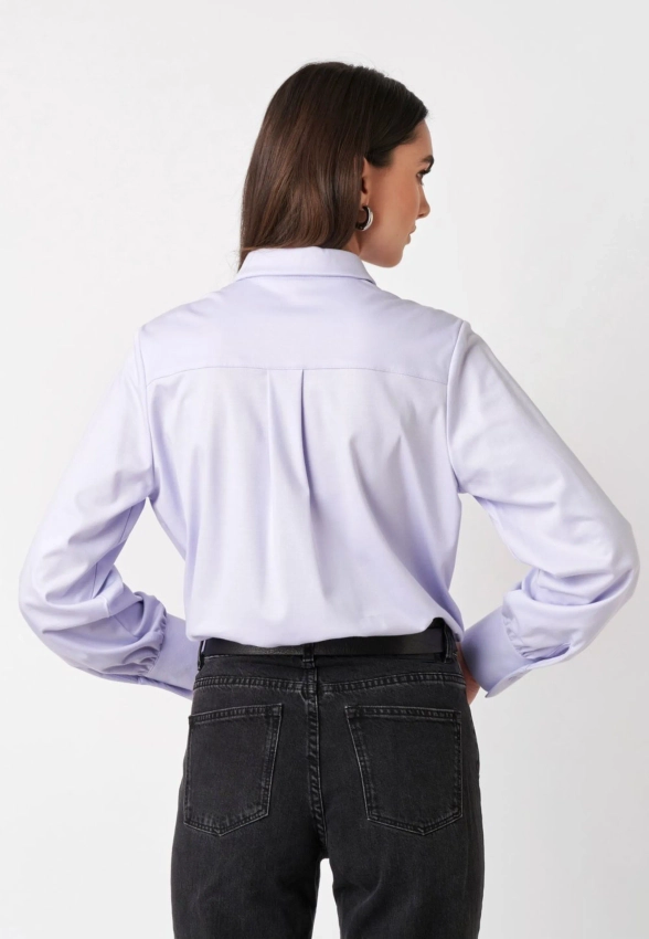 DŻERSEJOWA KOSZULA DAMSKA Z DŁUGIM RĘKAWEM DESOTO 61299-2