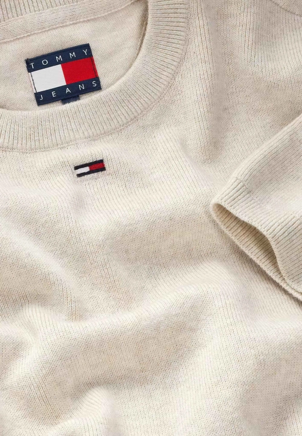 SWETER DAMSKI Z KRÓTKIM RĘKAWEM TOMMY JEANS DW0DW19336