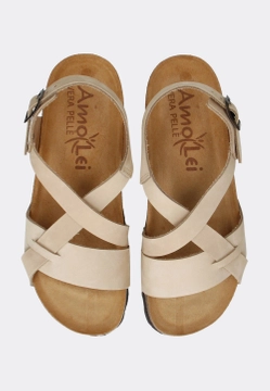 SKÓRZANE SANDAŁY DAMSKIE AMO LEI 508 23 1